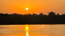 落日即景
