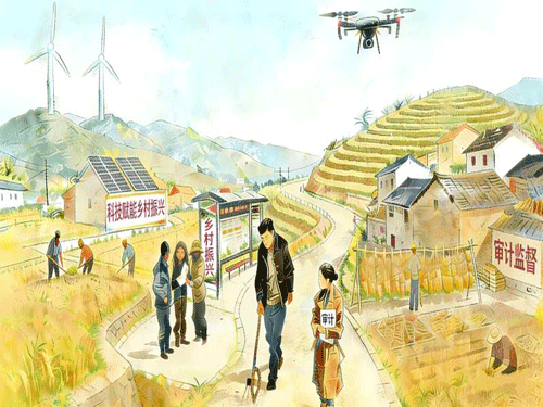 赤壁审计：笔绘山乡 审计守航