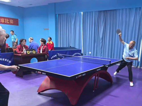 赛场展风采！审计老将积极参加全市老干部乒乓球比赛